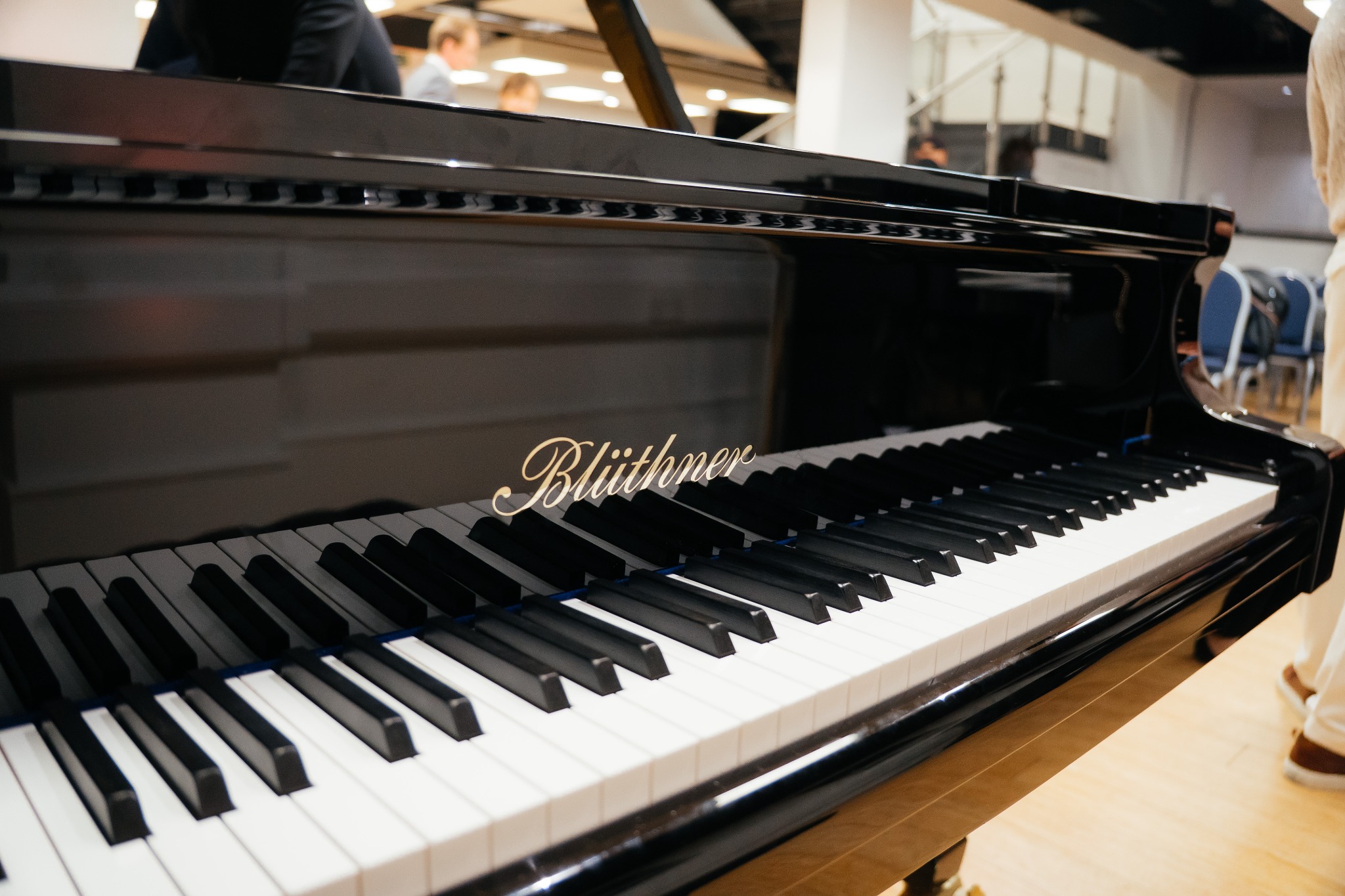 Blüthner grand piano at the student concert on 31 January 2026